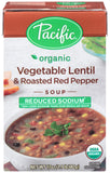 Sopa Vegetales Lentejas Pimientos