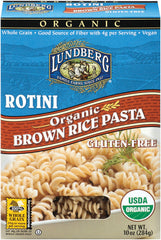 Pasta de Arroz Integral Orgánico tipo Rotini 284 g