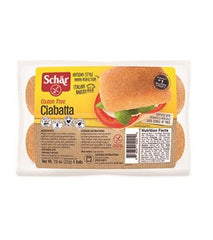 Pan tipo Ciabatta Prehorneado Libre de Gluten 200 g