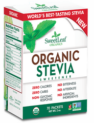 Endulzante Natural de Stevia Orgánico Sachets 70 pck