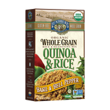 Mezcla Orgánica de Quinoa y Arroz con Albahaca y Pimiento 170 g